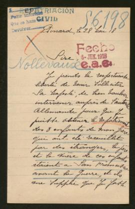 Expediente de la familia Nollevaux