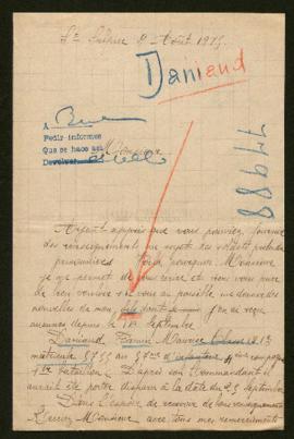 Expediente de Firmin Maurice Olivier Daniaud