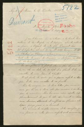 Expediente de Léon Dumont