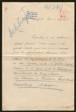 Expediente de la familia Delebecq Choquerau y de la familia de Alfred Delbecq