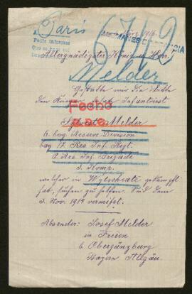 Expediente de Sylvest Melder