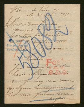 Expediente de Joseph Désiré Dumont