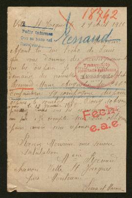 Expediente de Marie Auguste Renaud