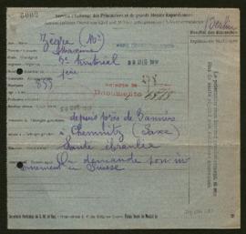 Expediente de Maxime Zègre