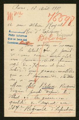 Expediente de Raymond Belon