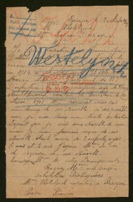 Expediente de Arthur Westelynck