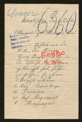 Expediente de Georg Singer