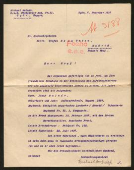 Expediente de Josef Molnár