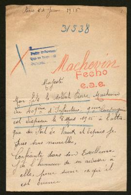 Expediente de Pierre Machevin