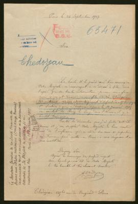 Expediente de André Chedezeau