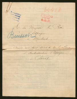 Expediente de Germain Louis Maurice Buisson