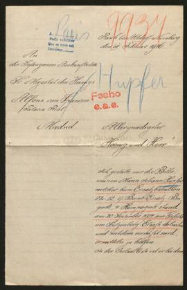 Expediente de Johann Hupfer