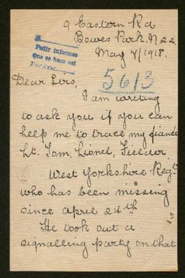 Expediente de T. Lionel Fielder