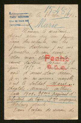Expediente de Anatole Armand Arthur Marie