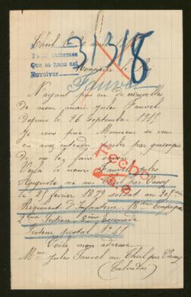 Expediente de Jules Auguste Fauvel
