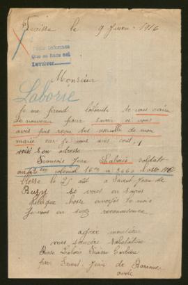Expediente de François Jean Laborie