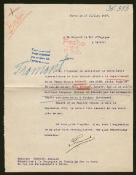 Expediente de la familia Fromont Adam