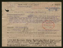 Expediente de Wilhelm Schwanebeck, Gertrud Borchard, Werner Christoph y Ernst Eichholz