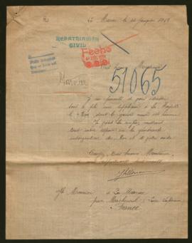 Expediente de Marie Monnier, Marie Cornesse, Marguerite Arnould y Marie Antoinette Froment