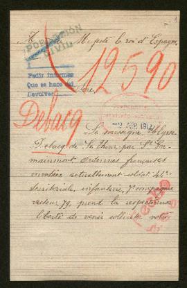 Expediente de la familia Debacq-Decarreaux