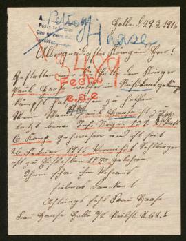 Expediente de Paul Haase