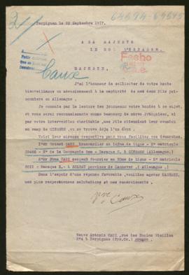 Expediente de Ernest y Numa Caux