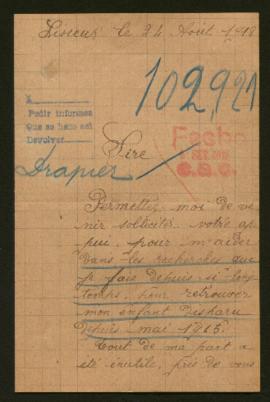 Expediente de Léon Drapier