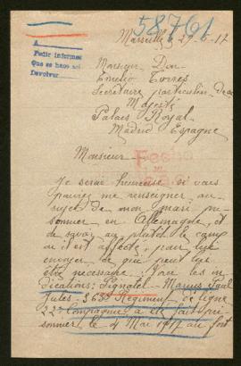Expediente de Marius Paul Jules Pignatel
