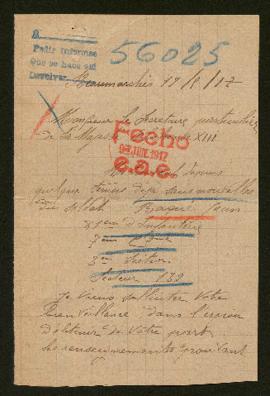 Expediente de Jean Baqué