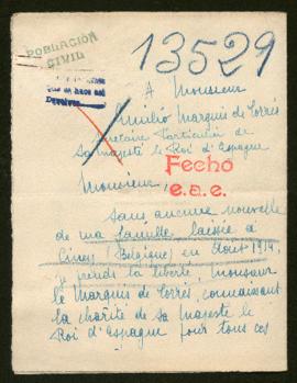 Expediente de Ch. Ketelbaut y familia