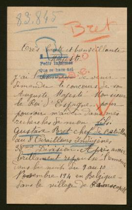 Expediente de Gustave Bret