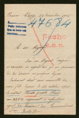 Expediente de Joseph Alexis Plasse