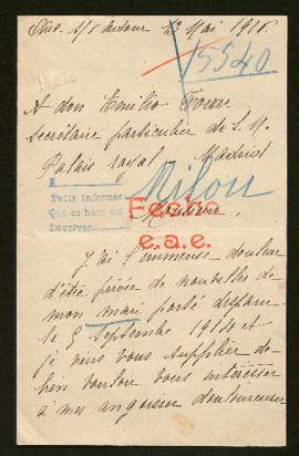 Expediente de Gustave Paul Joseph Milou