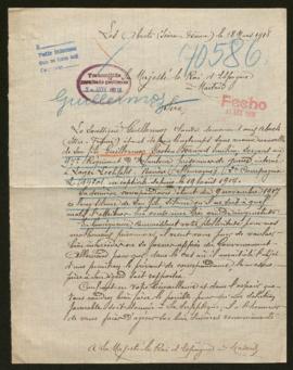 Expediente de Gaston François Emilien Guillermoz