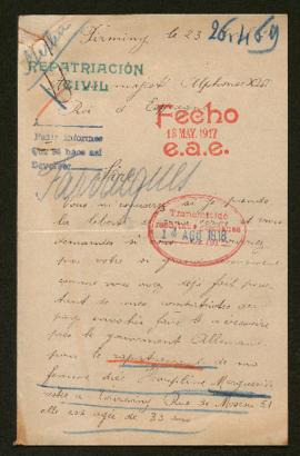 Expediente de Marguerite Farvacques Houplines