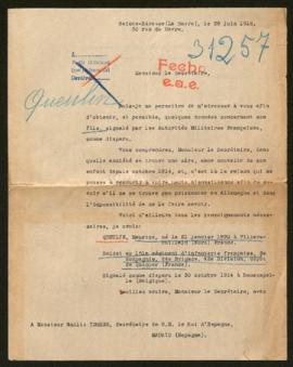 Expediente de Maurice Queulin