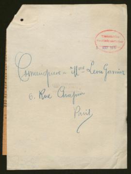 Expediente de Henri Chalumeau