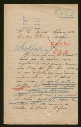 Expediente de Antoine Seoffier