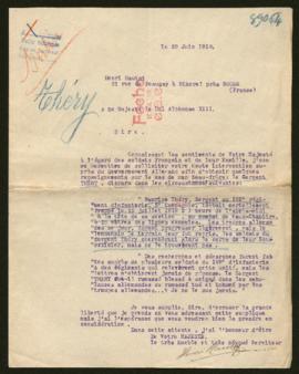 Expediente de Maurice Théry