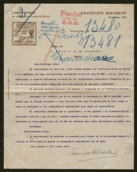 Expediente de Charles Printz y François Charmeteau