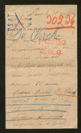 Expediente de Desiré de Clerck