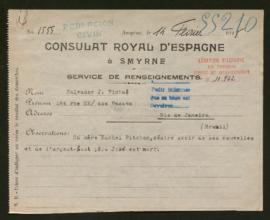 Expediente de Salvador J. Pichao