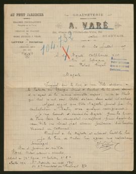 Expediente de Robert Alexandre Charles Varé