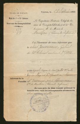 Expediente de Gabriel Jousseaume