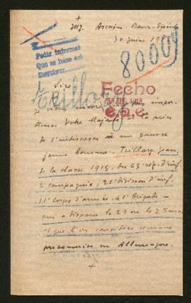 Expediente de Jean Teillory