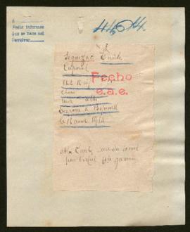 Expediente de Emile Segonzac