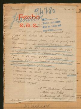 Expediente de Louis Jeannin