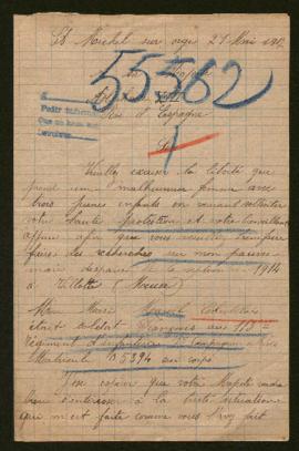 Expediente de Marcel Chédebois