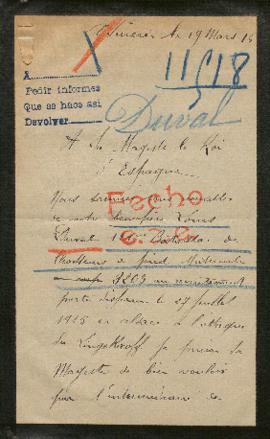 Expediente de Louis Duval