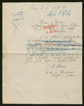 Expediente de Jean Baptista Vidaud